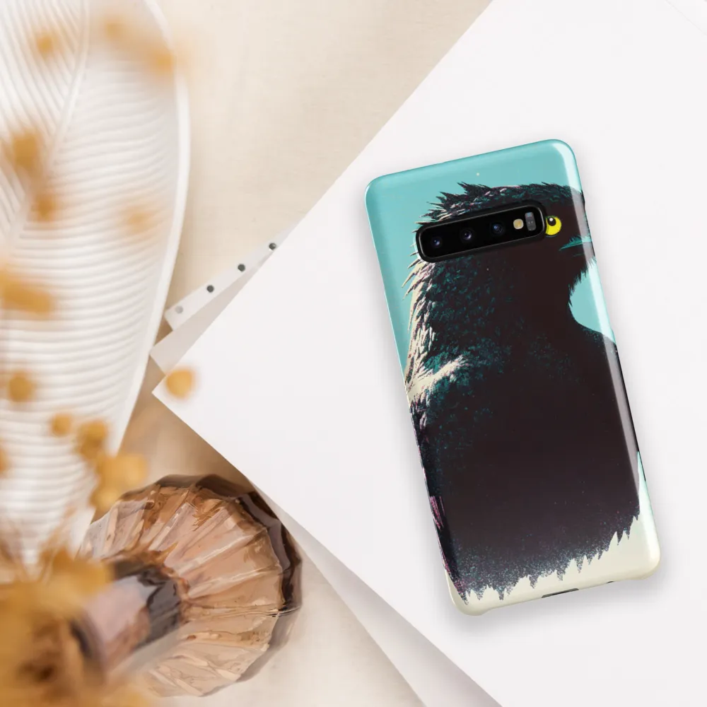 Eagle in Shadows: A Digital Odyssey | Phone Case |  S10 Plus | Snap Case | Glossy