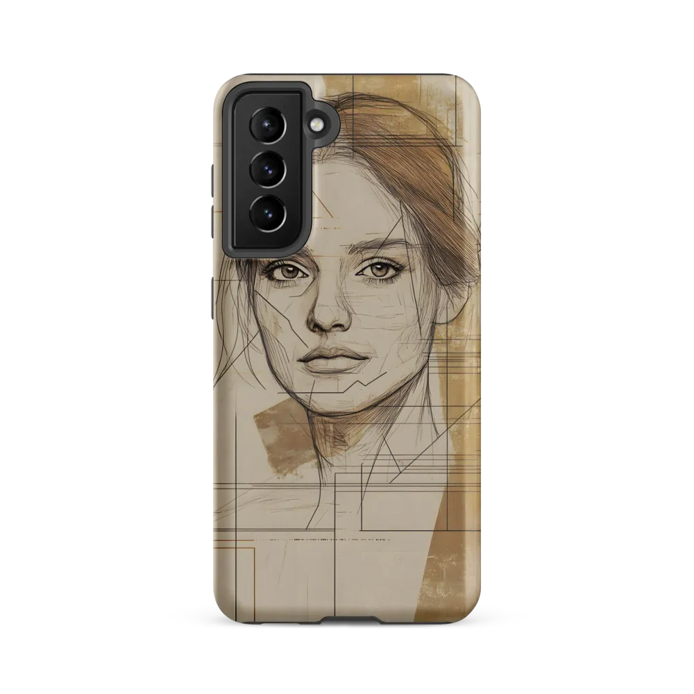 Geometric Elegance: A Modern Portrait