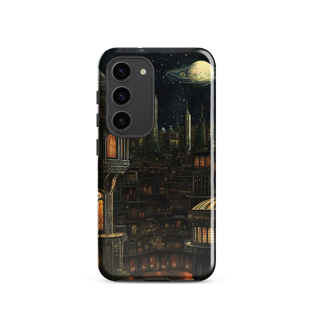 Celestial Enigma: A Surreal Cityscape