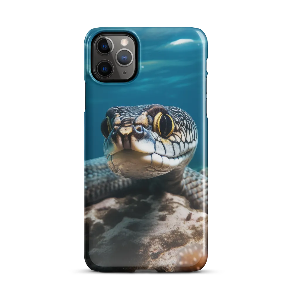 Underwater Majesty: The Serpent's Gaze | Phone Case |  11 Pro Max | Snap Case | Glossy