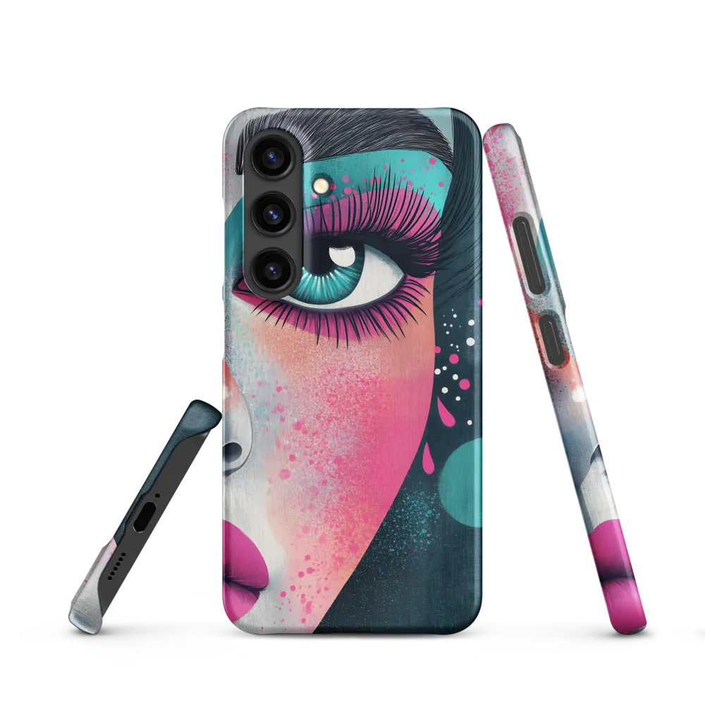 Vibrant Gaze | Phone Case |  S24 | Snap Case | Matte