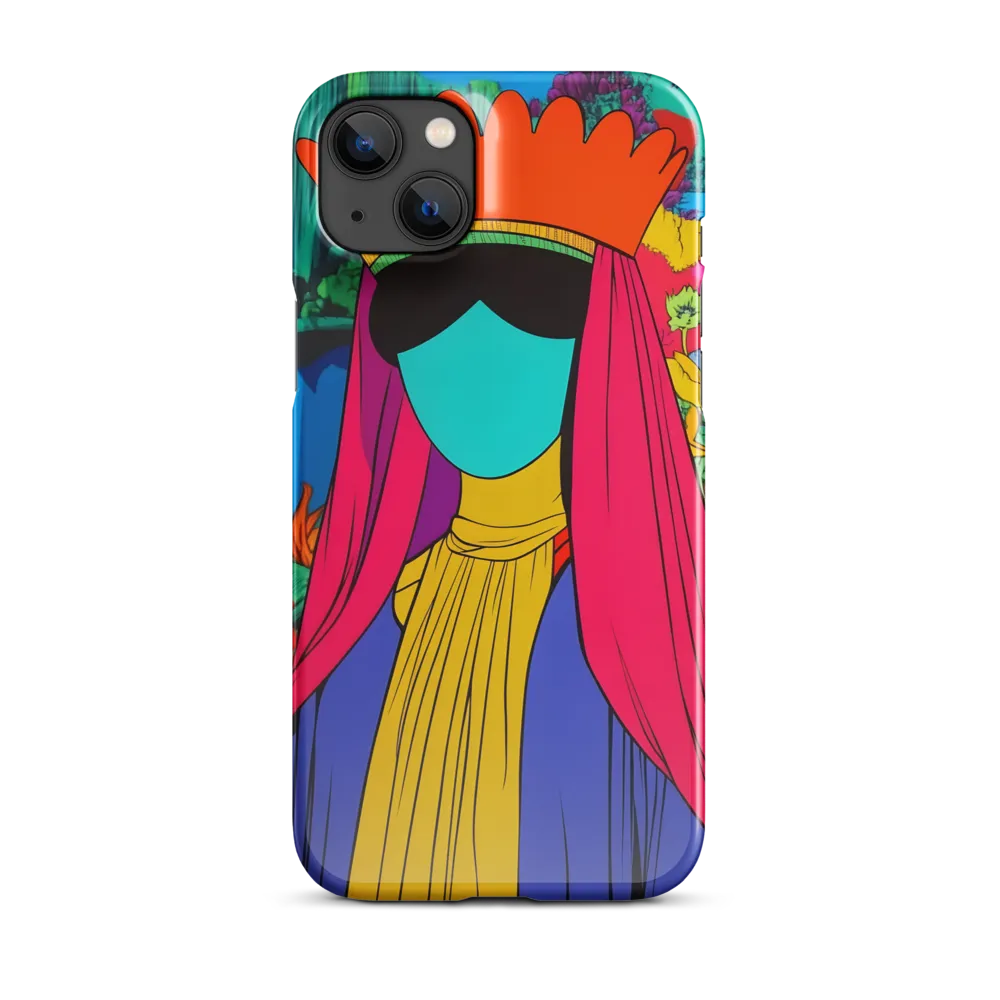Crowned Surrealism | Phone Case |  14 Plus | Snap Case | Glossy