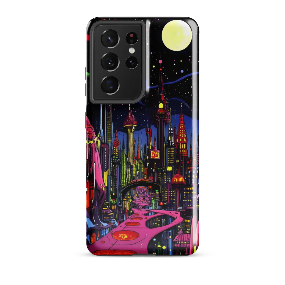 Neon Dreams of a Futuristic City