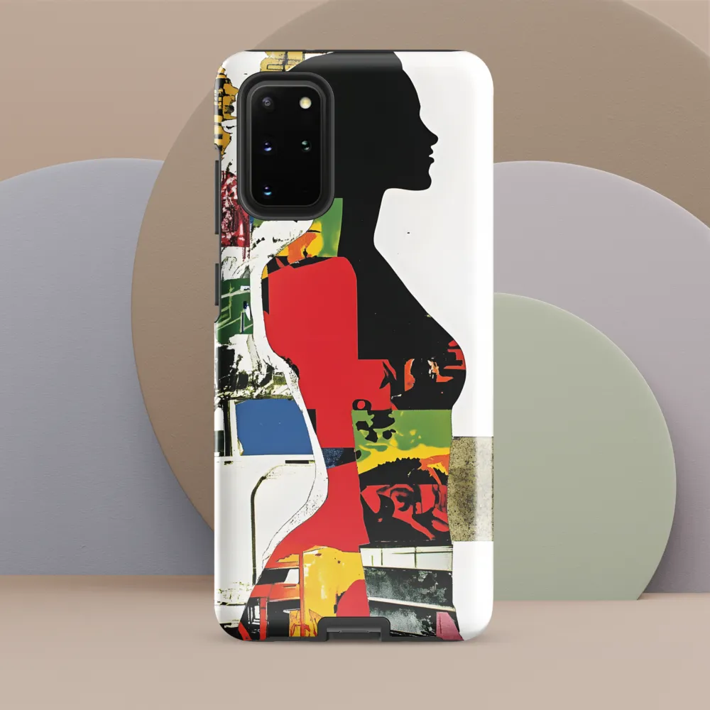 Collage of Colors: A Silhouette's Story