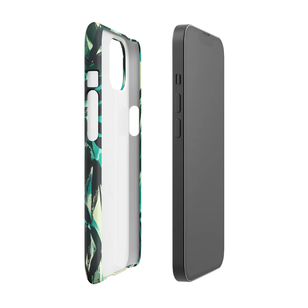 Curious Giraffe in Lush Greenery | Phone Case |  13 | Snap Case | Glossy