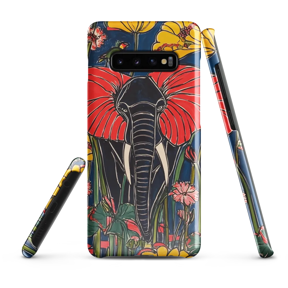 Elephant in Bloom | Phone Case |  S10 Plus | Snap Case | Glossy