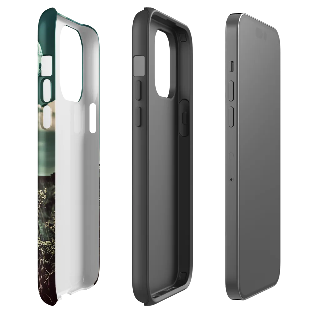 Moonlit Blossom | Phone Case |  14 Pro Max | Tough Case | Glossy