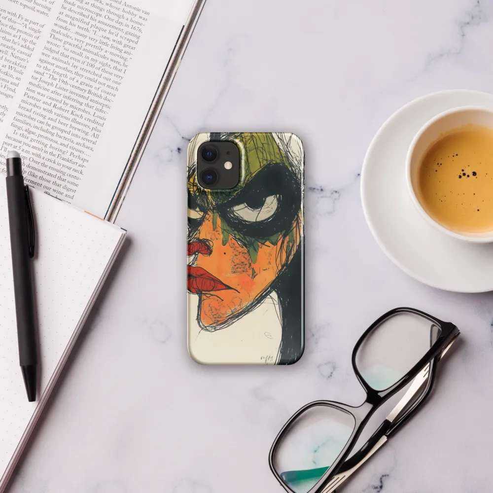 Defiant Visage | Phone Case |  12 Mini | Snap Case | Glossy