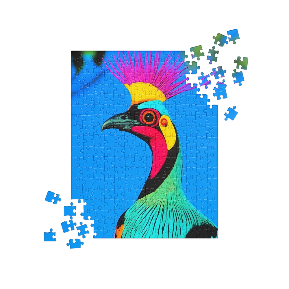 Whimsical Avian Portrait | Jigsaw Puzzle | 252 pieces