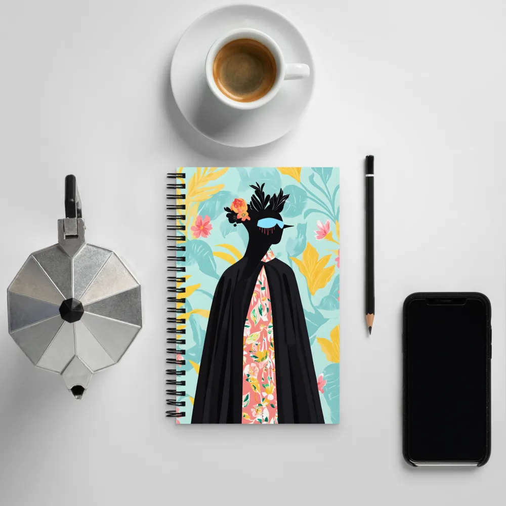 Mystique in Bloom | Spiral Notebook