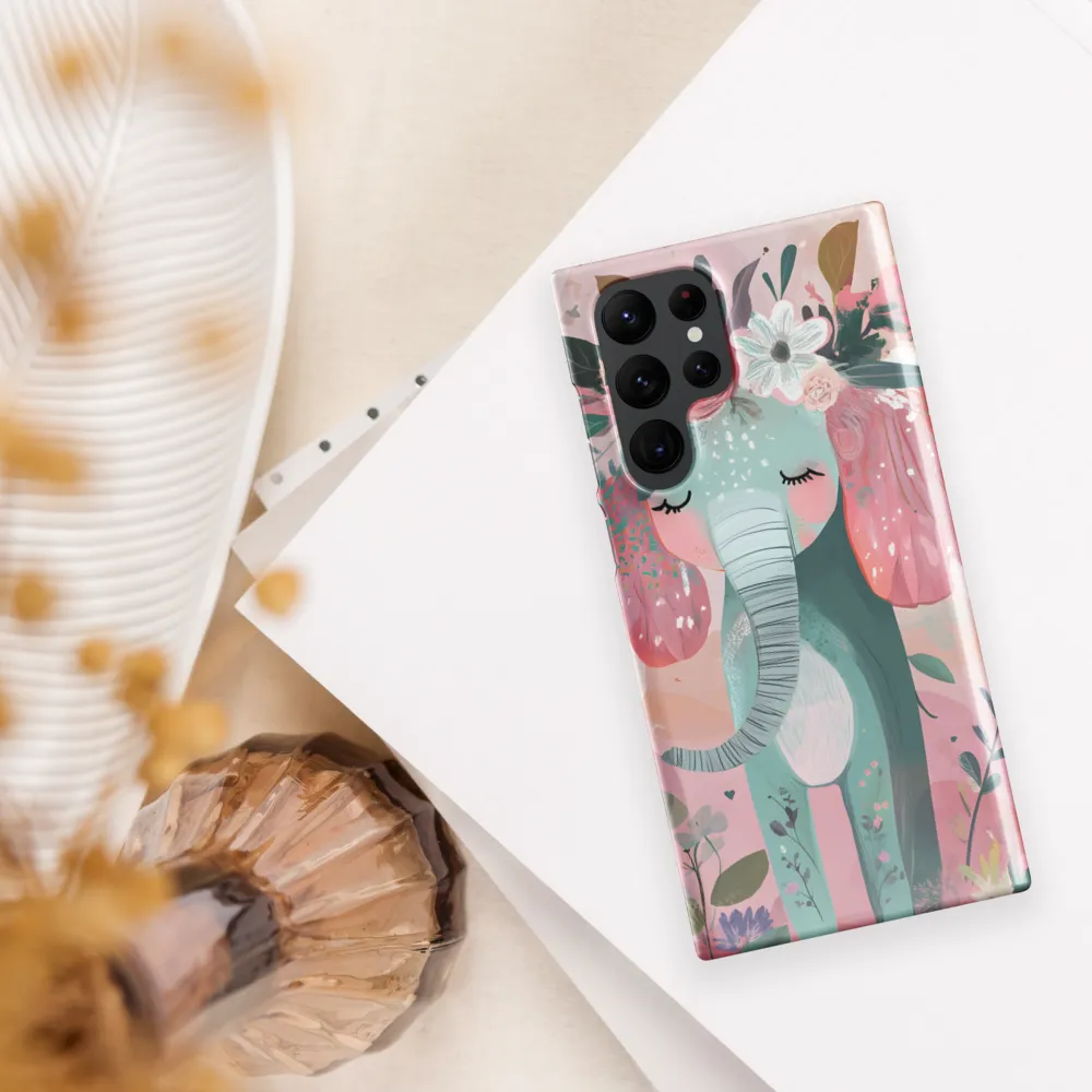 Whimsical Elephant in Bloom