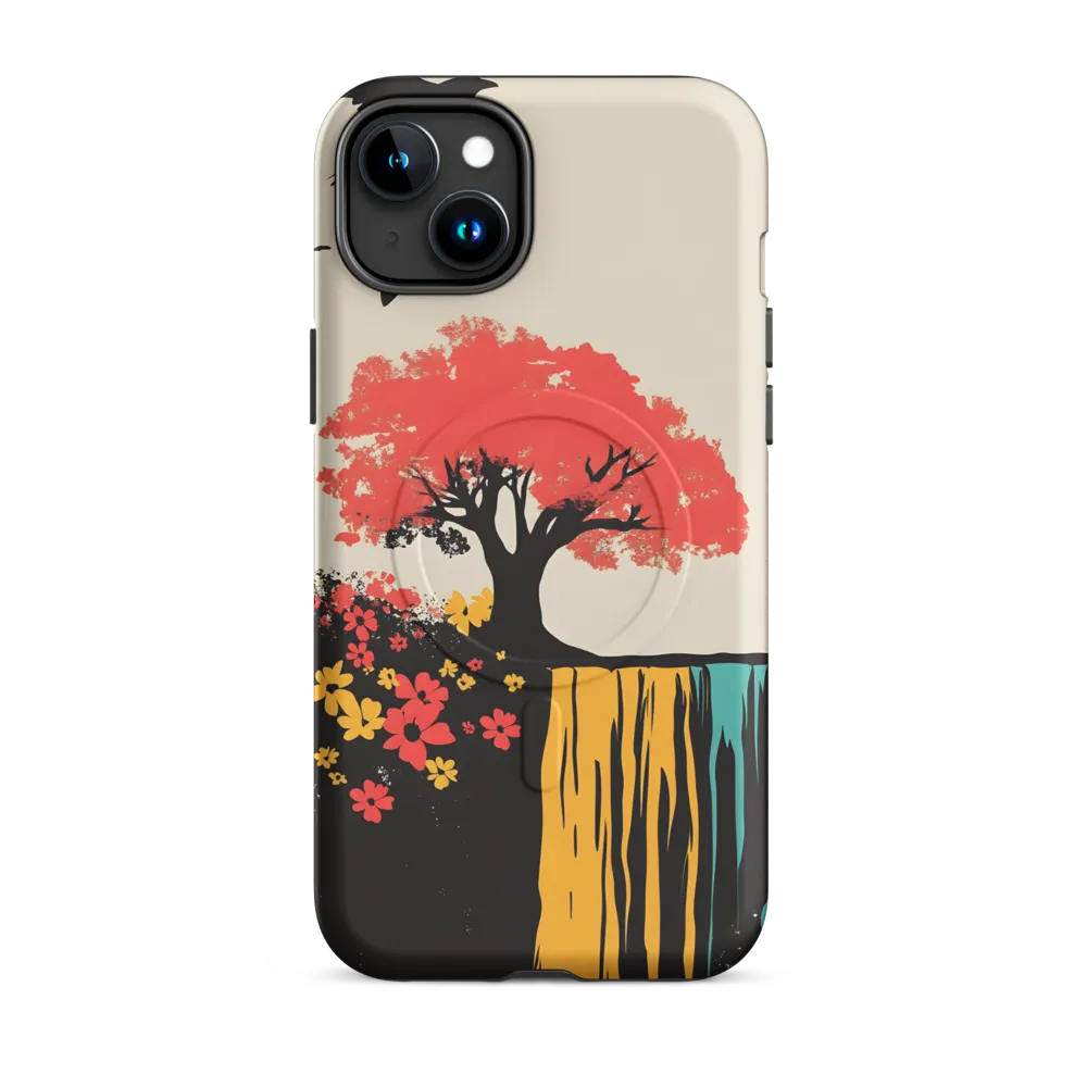 Serene Cascade of Colors