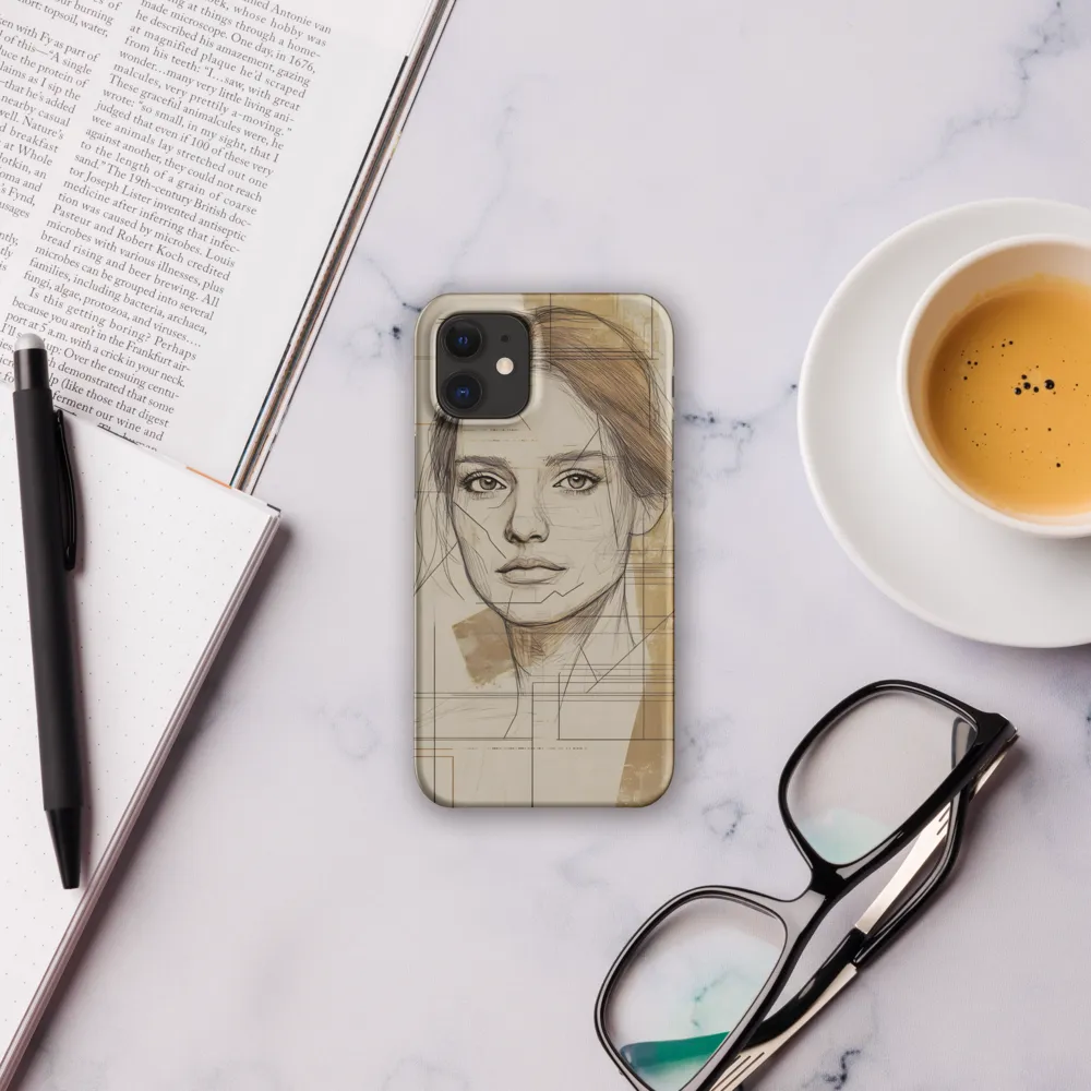Geometric Elegance: A Modern Portrait