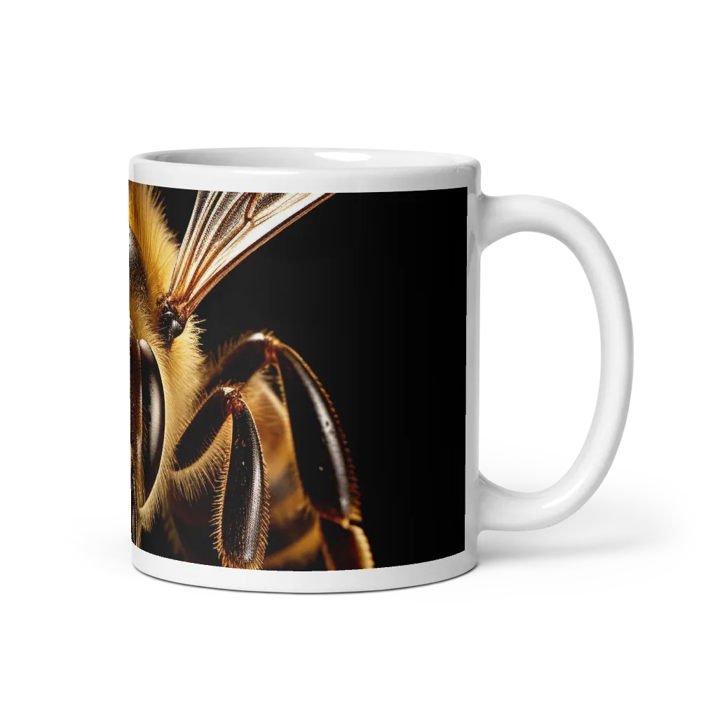 The Majesty of the Honeybee | Mug with White inside | 11 oz