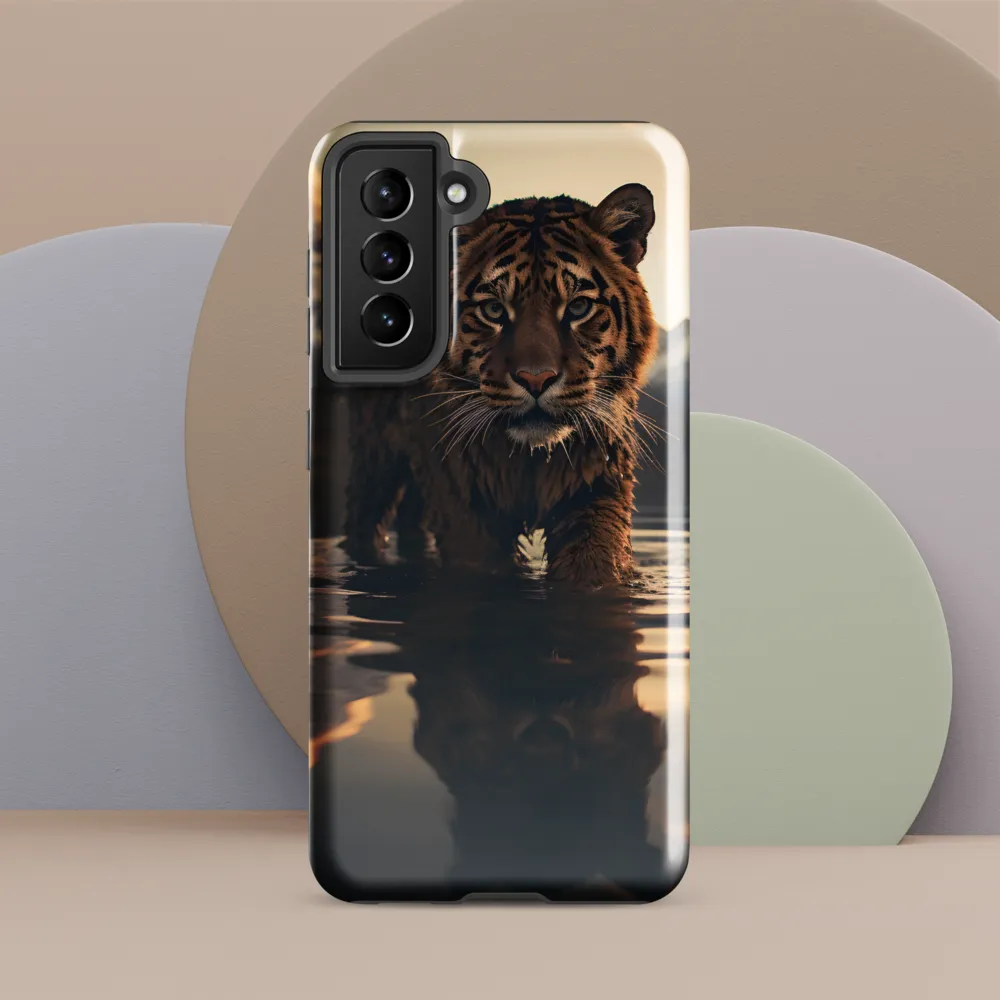 Majestic Reflection: The Tiger's Domain