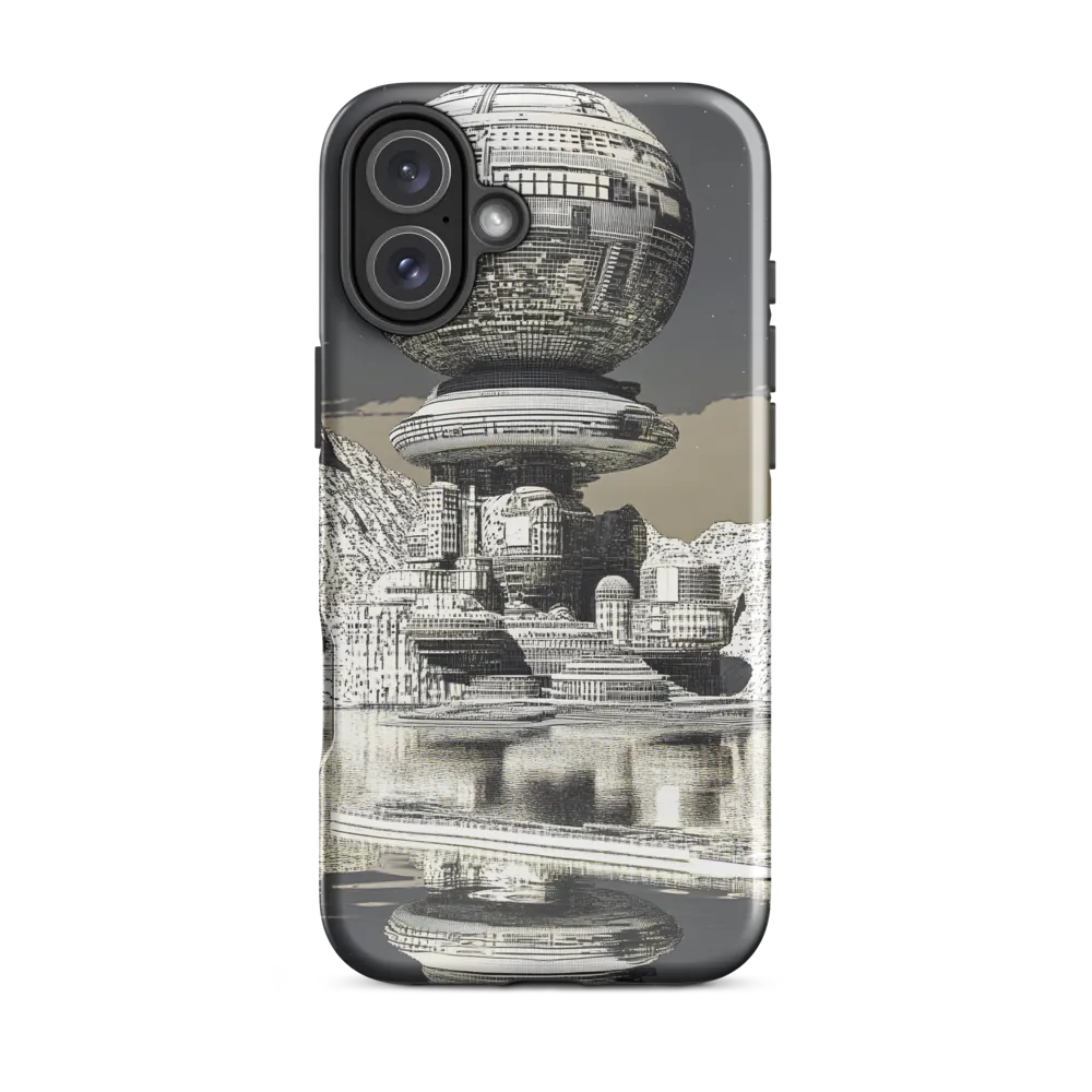 Reflections of a Futuristic Dreamscape | Phone Case |  16 Plus | Tough Case | Glossy