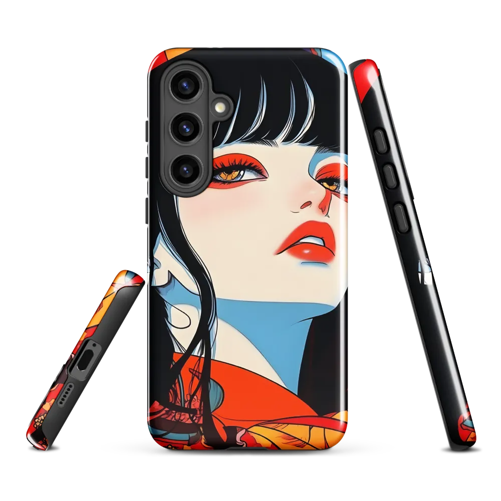 Vibrant Elegance | Phone Case |  S24 Plus | Tough Case | Glossy