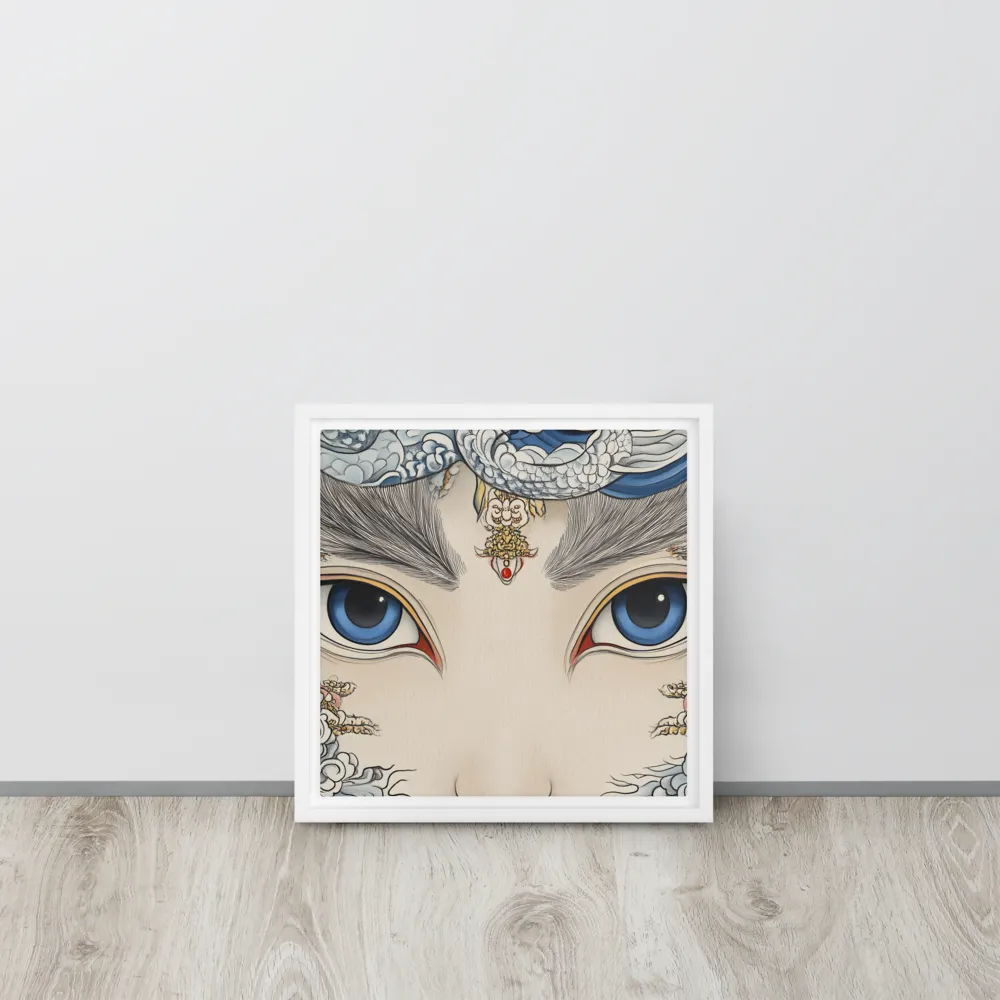 Guardian of Dreams | Canvas with White Frame | 12″×12″