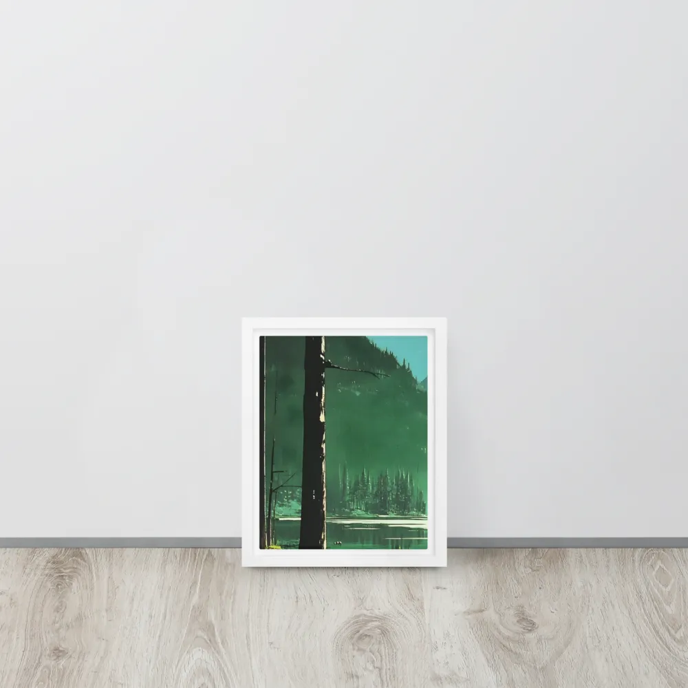 Reflections of Tranquility | Canvas with White Frame | 8″×10″