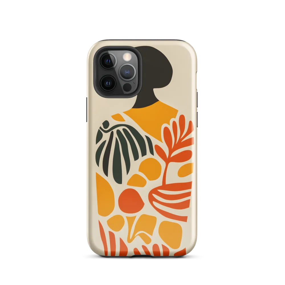 Silhouette with Botanical Cutouts