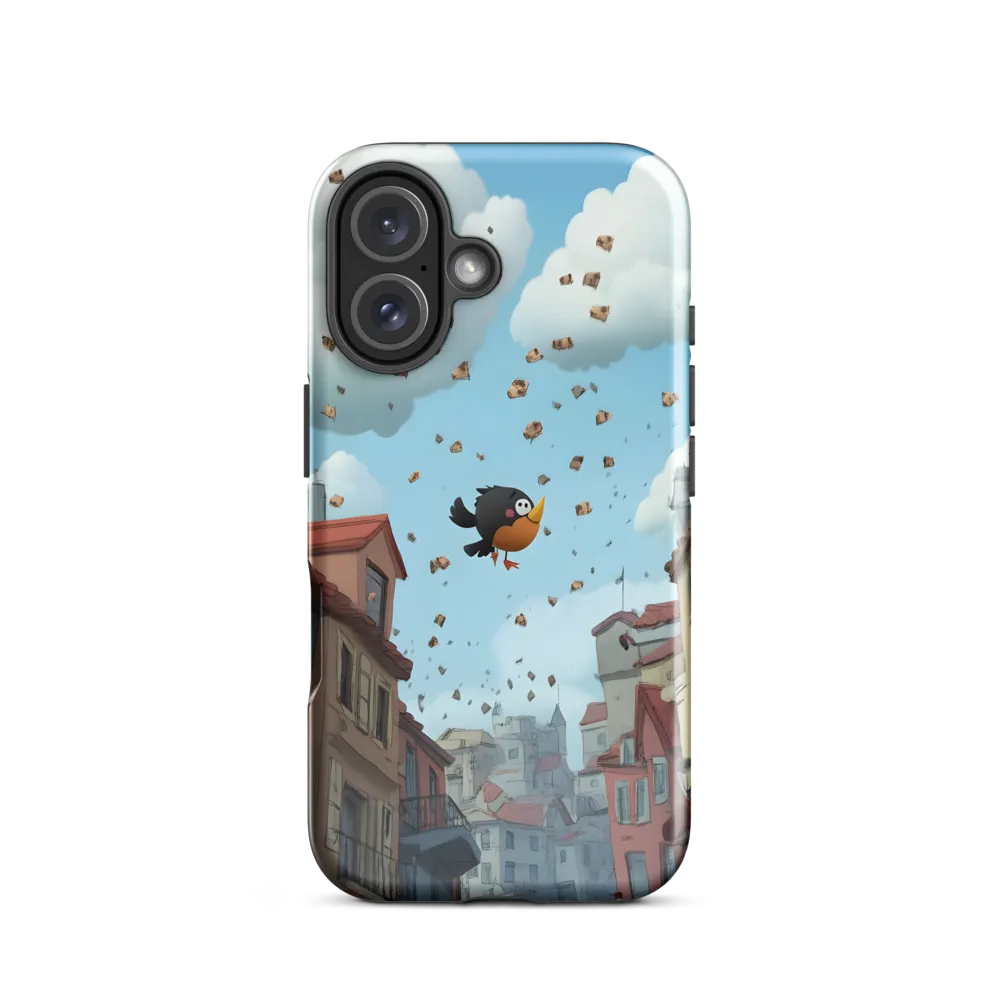 A Whimsical Flight Through Bread and Sky