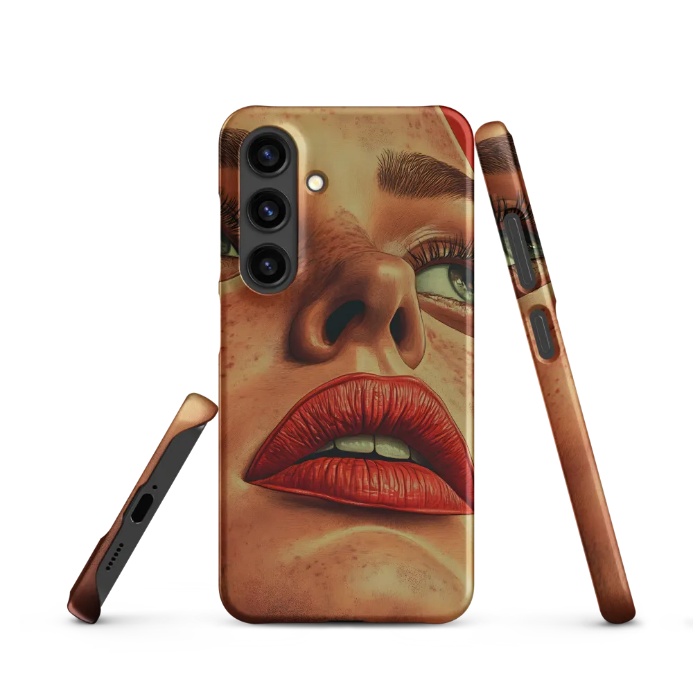 Red Intensity: A Portrait of Elegance