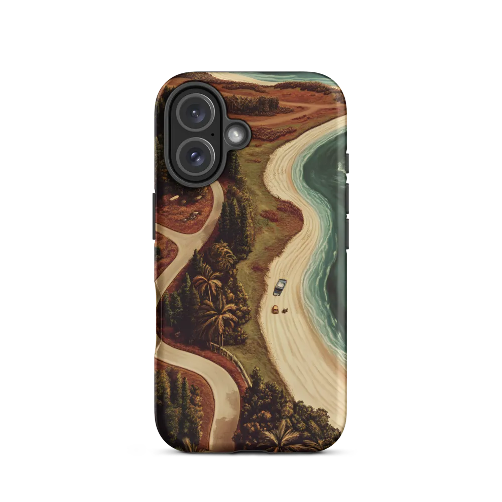 Winding Serenity: A Coastal Journey | Phone Case