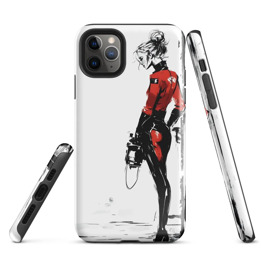 The Edgy Elegance | Phone Case |  11 Pro Max | Tough Case | Glossy