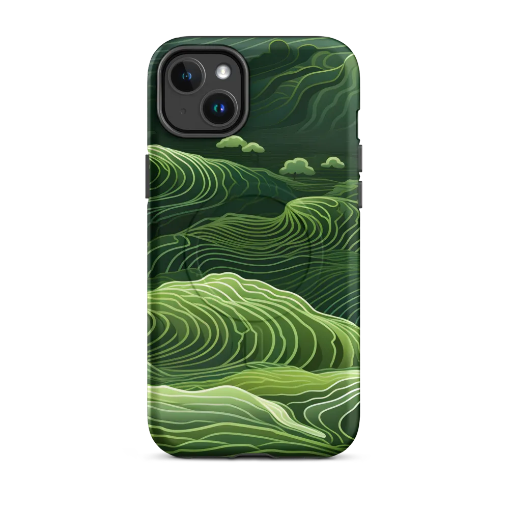 Whispers of Green Hills | Phone Case |  14 Plus | MagSafe® Tough Case | Matte
