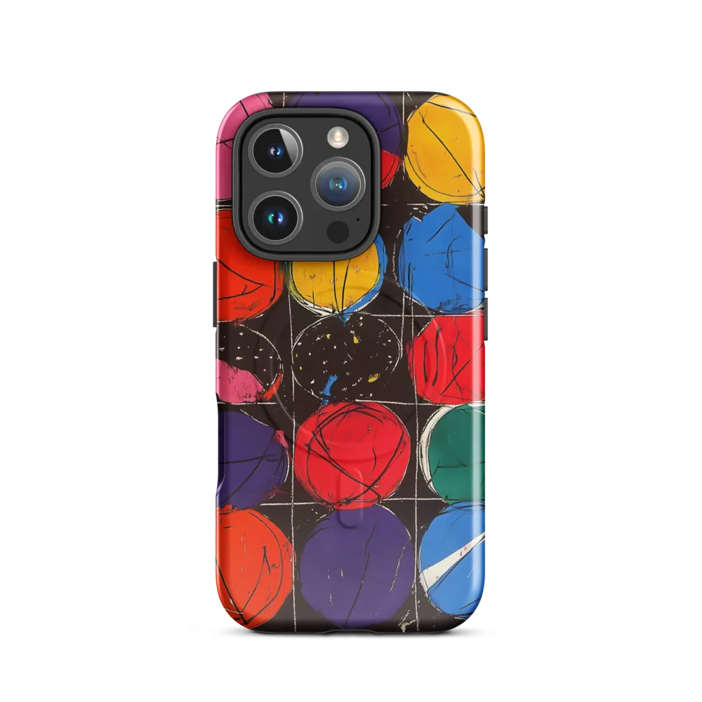 Colorful Circles in Abstract Harmony