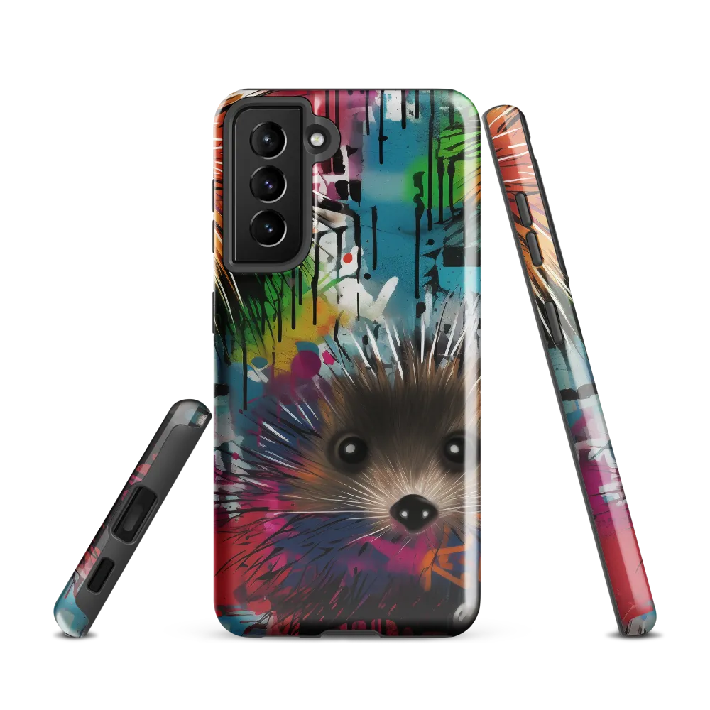 Whimsical Hedgehogs in a Kaleidoscopic Wonderland
