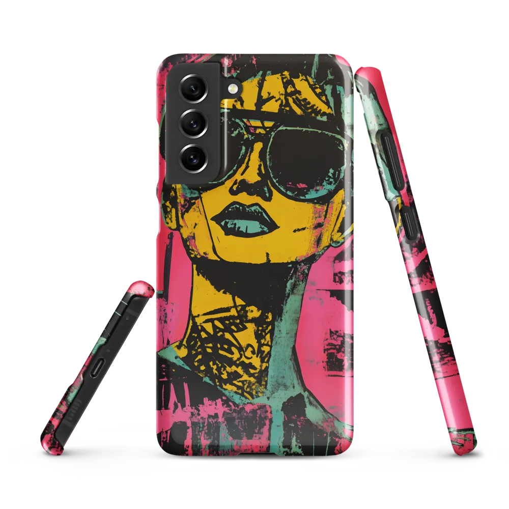 Confident Portrait in Neon Colors