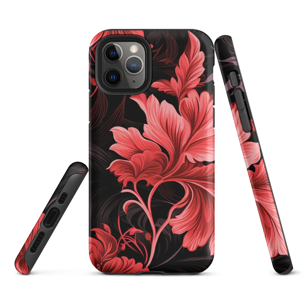 Tropical Elegance in Red