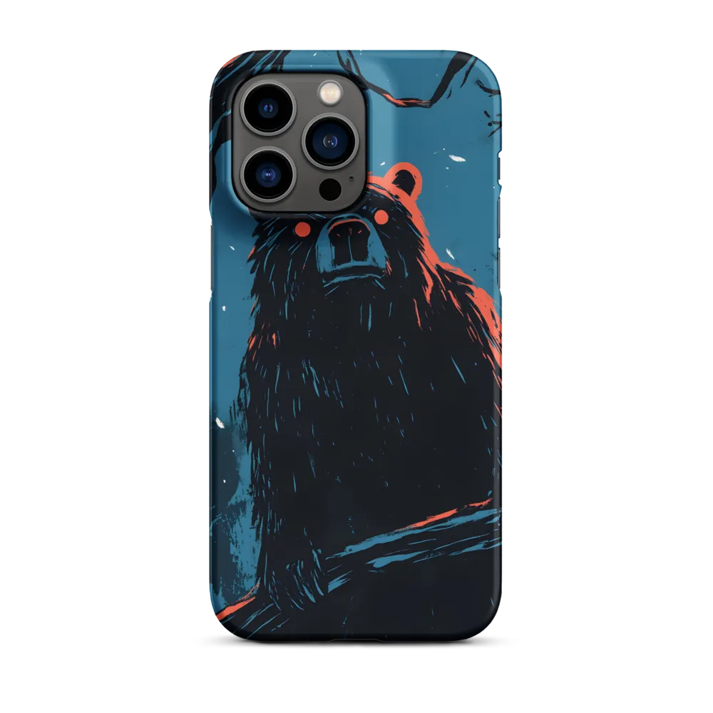 Eerie Majesty: A Bear in the Night