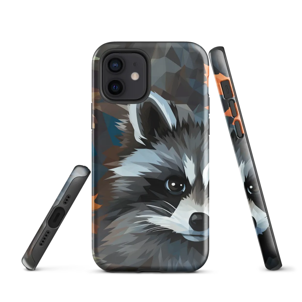 Whispers of Autumn: The Raccoon's Gaze