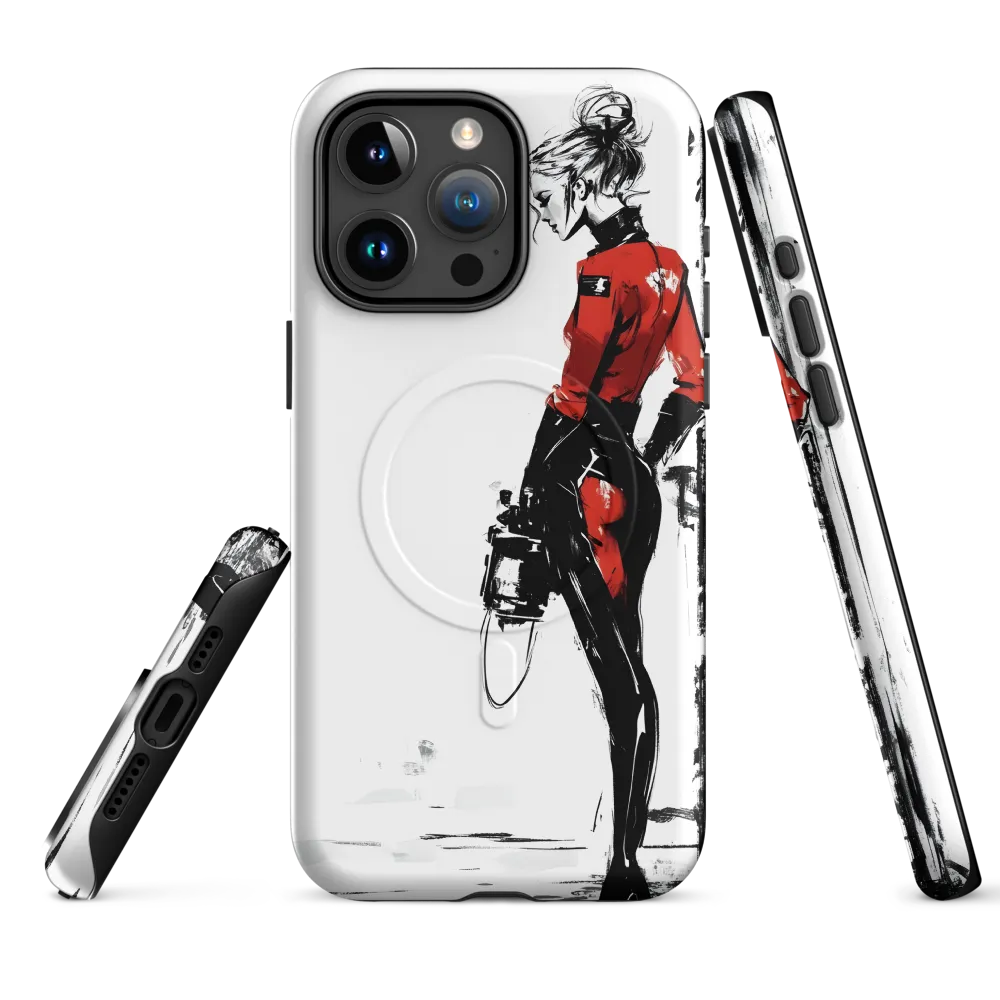 The Edgy Elegance | Phone Case |  15 Pro Max | MagSafe® Tough Case | Matte