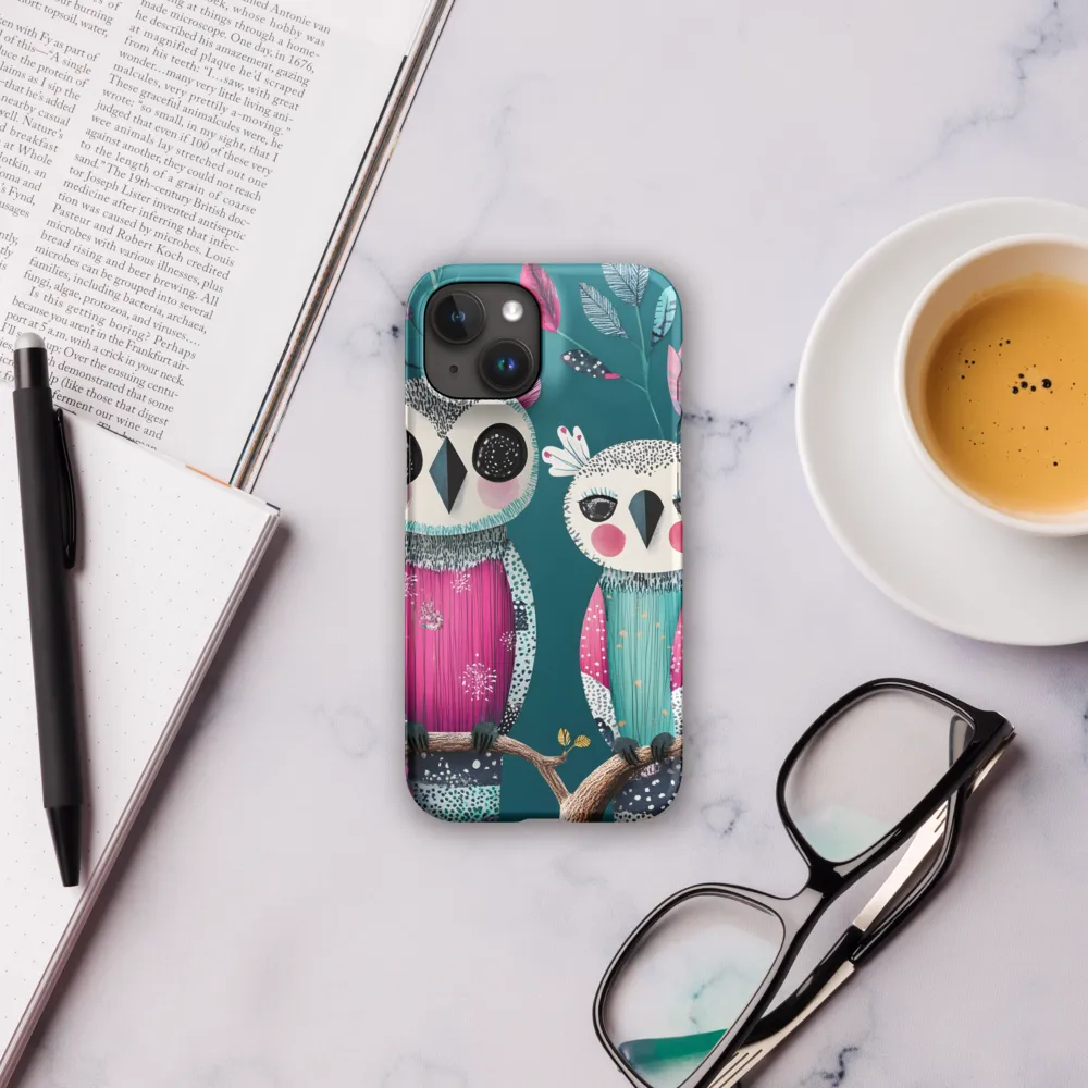 Whimsical Duo: A Celebration of Nature and Color | Phone Case |  15 | Snap Case | Matte