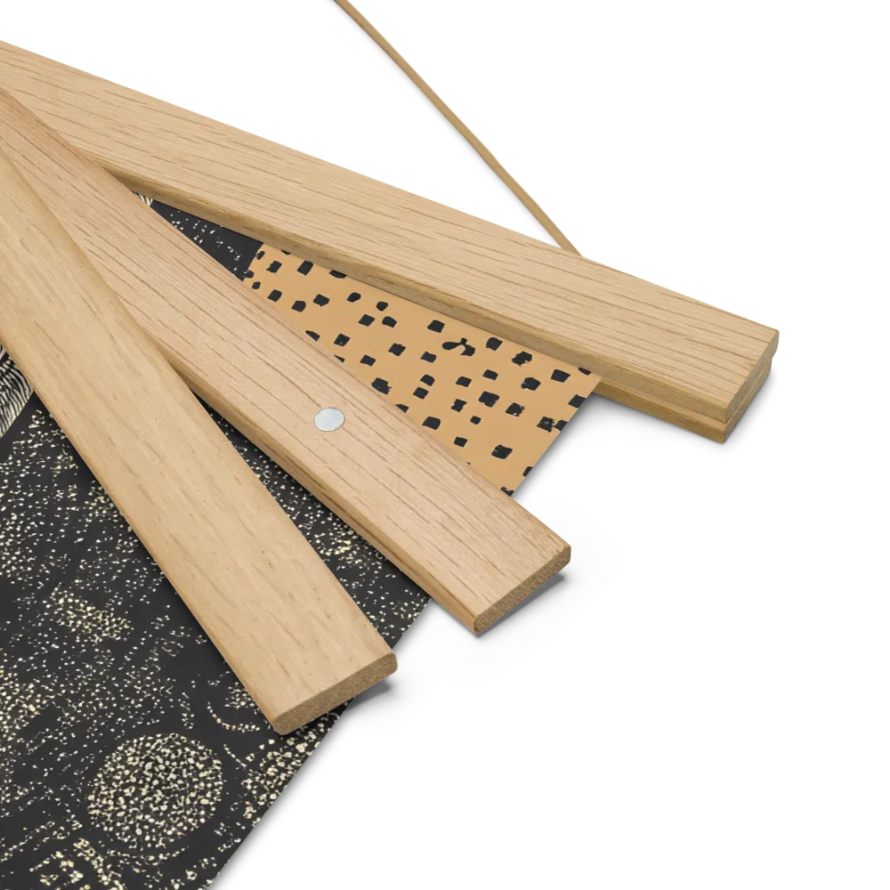 Voyage to the Unknown | Poster With Oak Wood Hanger | 10″×10″