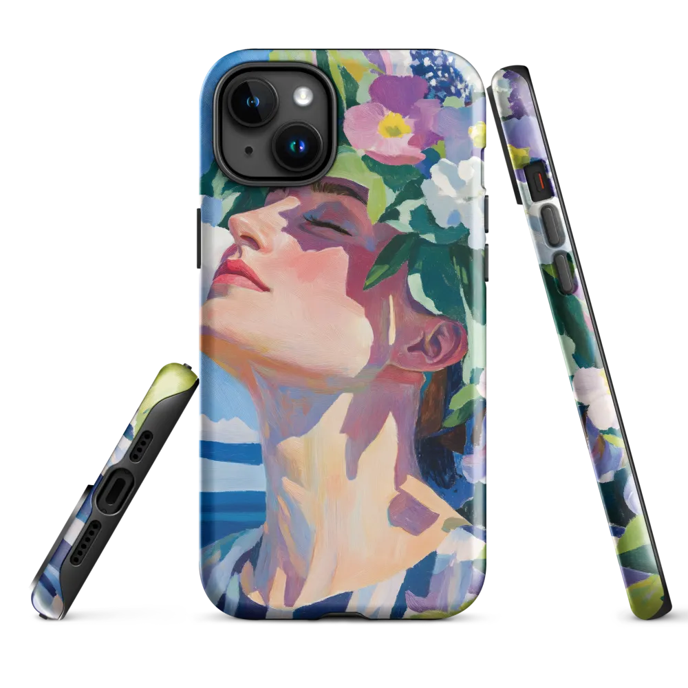 Blossom of Serenity | Phone Case |  15 Plus | Tough Case | Glossy