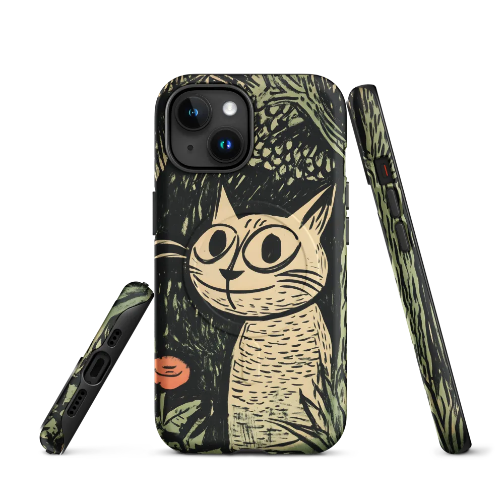 Whimsical Cat in the Forest