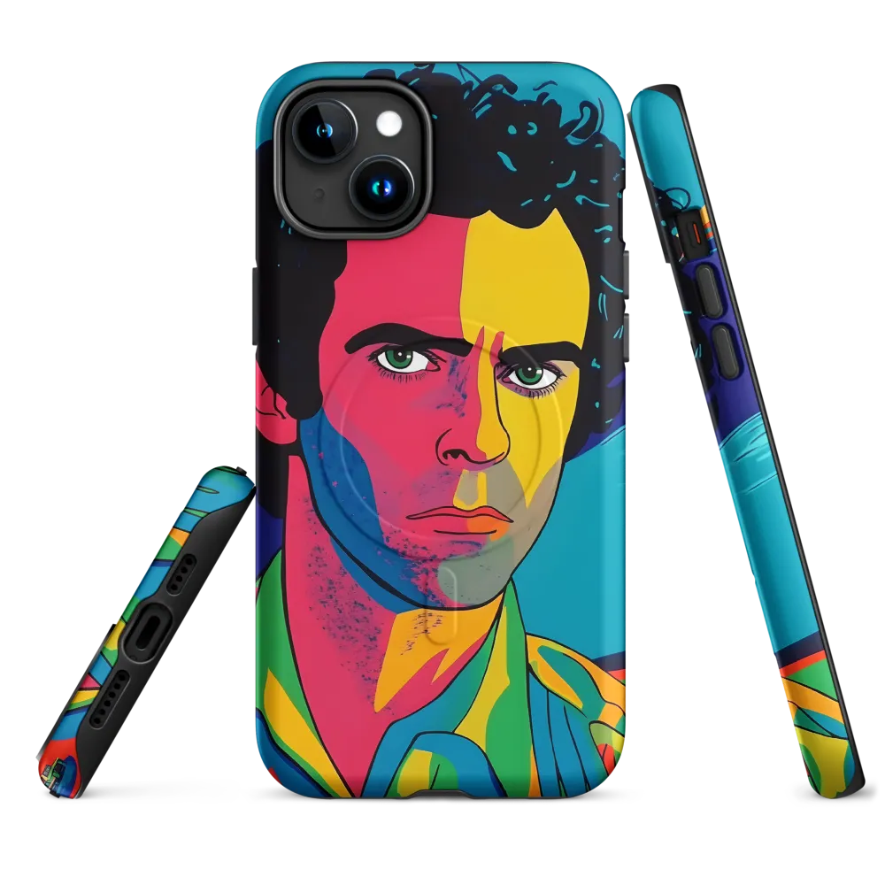 Electric Visage: A Portrait of Vibrance