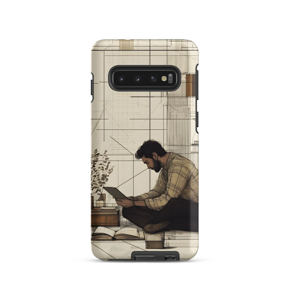 Quiet Reflections in Line | Phone Case |  S10 | Tough Case | Matte
