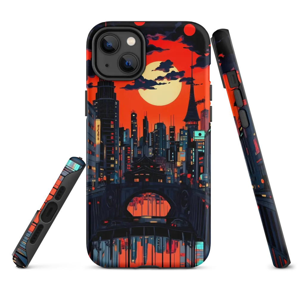 Nightfall in a Neon City