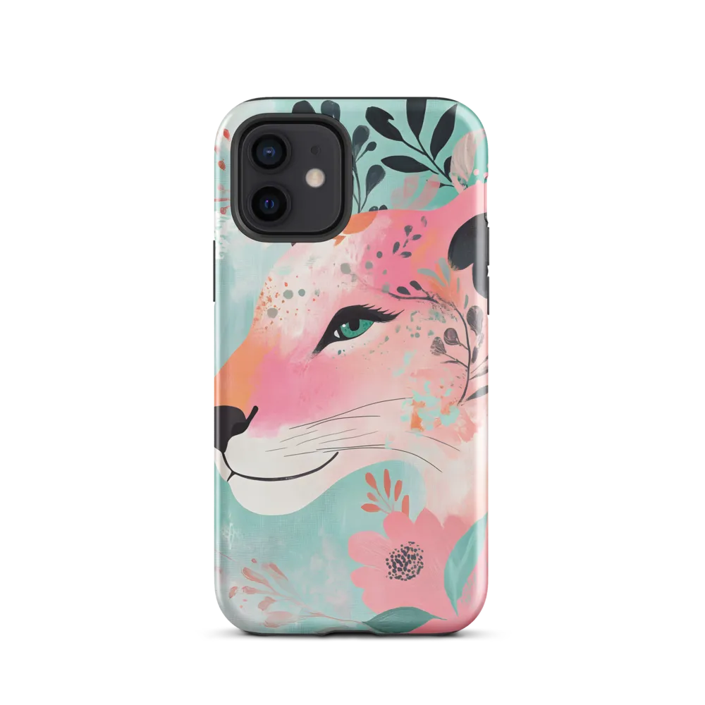 Whimsical Majesty: A Floral Lion