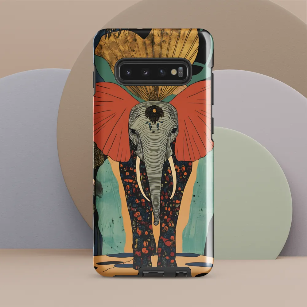 Whimsical Majesty: The Elephant of Dreams | Phone Case |  S10 Plus | Tough Case | Glossy