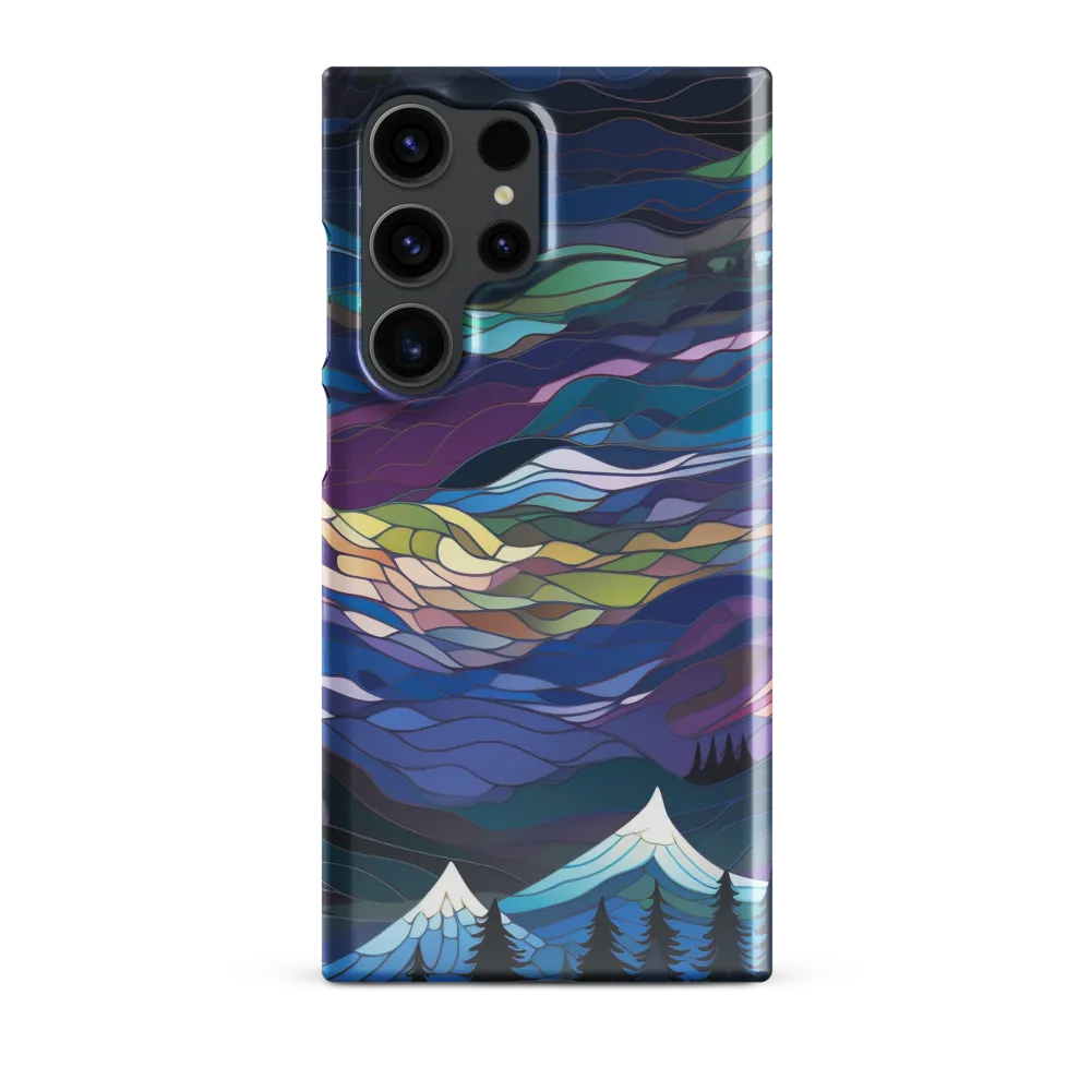 Twilight Peaks: An Abstract Mountain Landscape