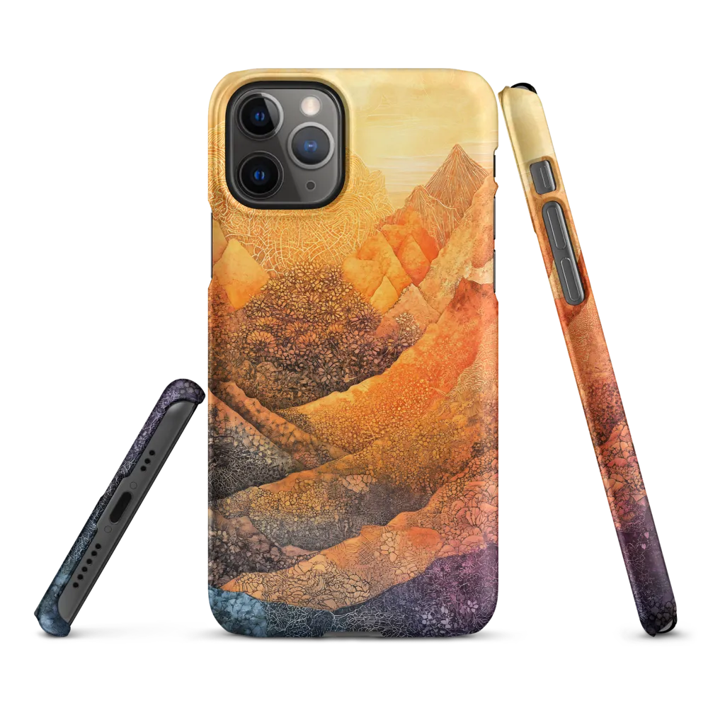 Serene Peaks of Color