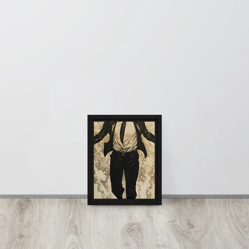 Ascendancy of the Spirit | Canvas with Black Frame | 8″×10″