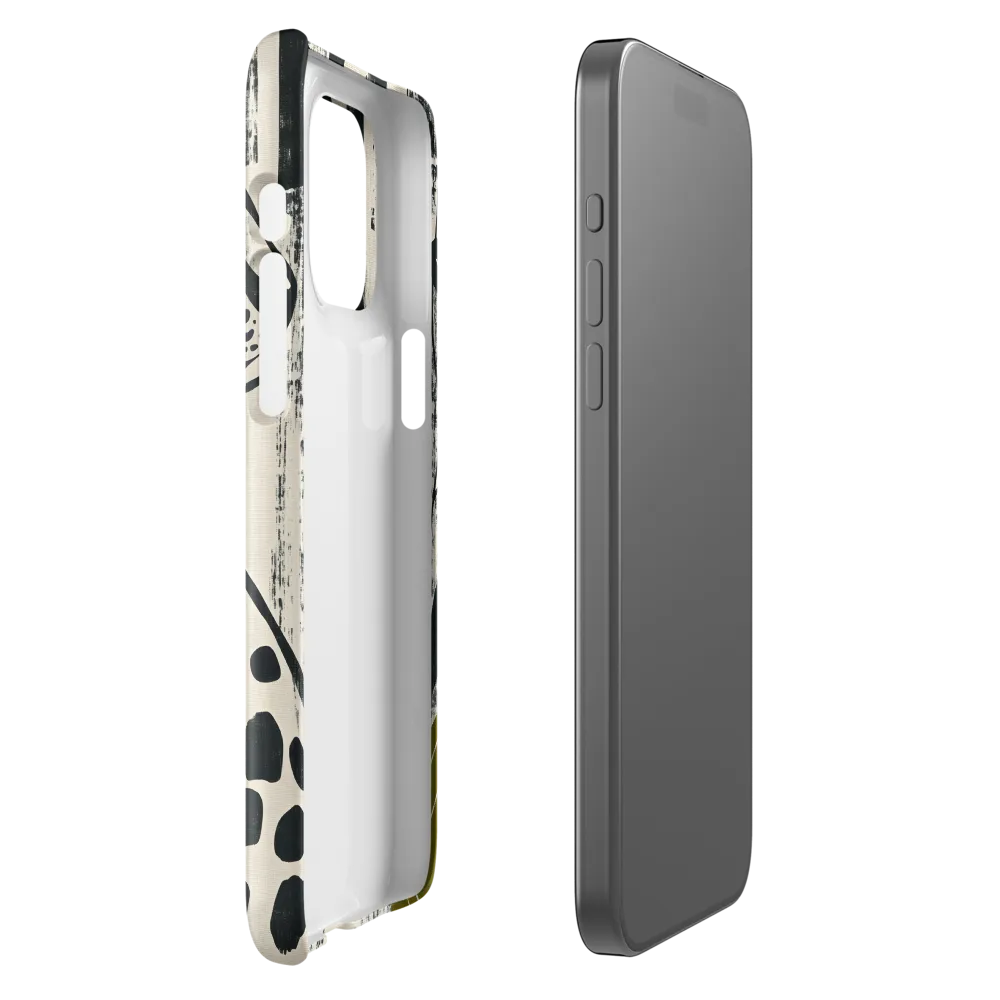 Leopard in Silhouette: A Modern Appeal | Phone Case |  15 Pro Max | Snap Case | Glossy