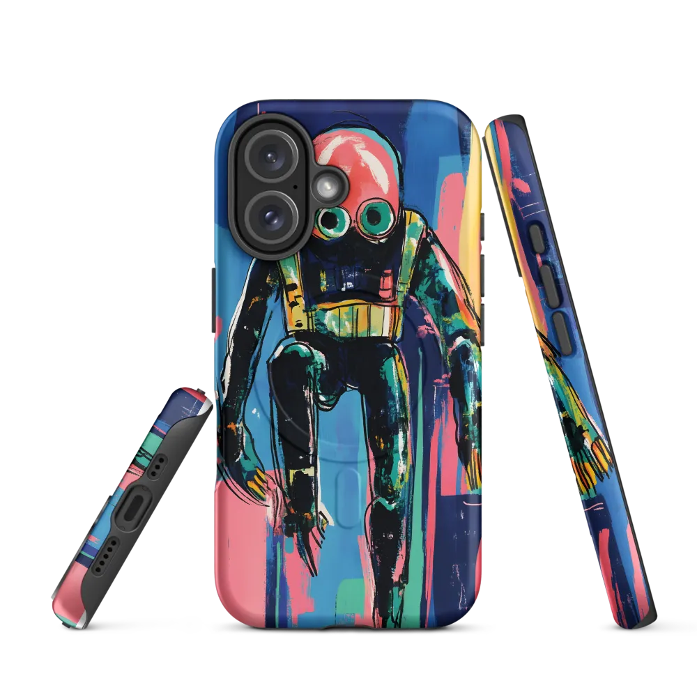 Diver in Vibrant Motion
